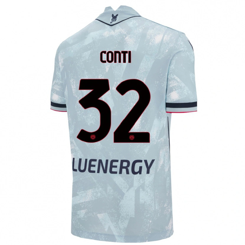 Danxen Enfant Maillot Manuel Conti #32 Bleu Clair Noir Tenues Extérieur 2025/26 T-Shirt