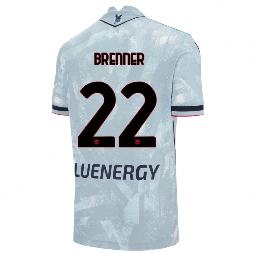 Danxen Enfant Maillot Brenner #22 Bleu Clair Noir Tenues Extérieur 2025/26 T-Shirt