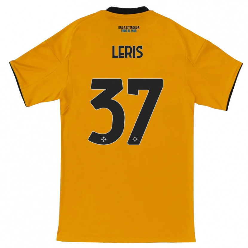 Danxen Enfant Maillot Mehdi Léris #37 Orange Bleu Tenues Extérieur 2025/26 T-Shirt