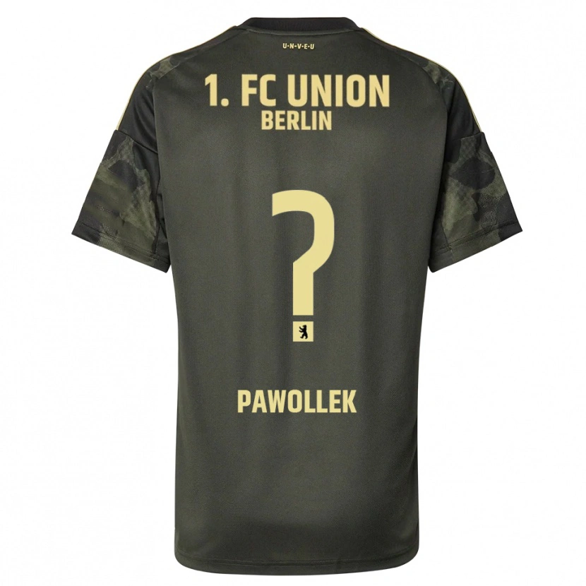 Danxen Enfant Maillot Tanja Pawollek #0 Vert Foncé Noir Tenues Extérieur 2025/26 T-Shirt