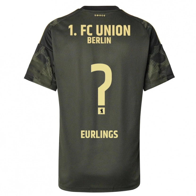 Danxen Enfant Maillot Hannah Eurlings #0 Vert Foncé Noir Tenues Extérieur 2025/26 T-Shirt