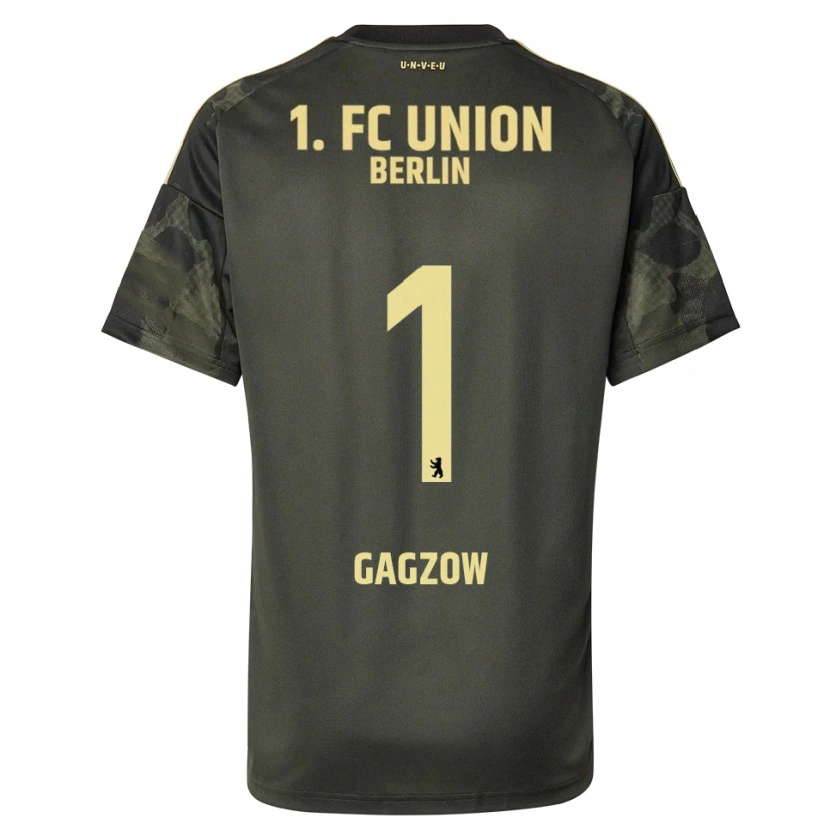 Danxen Enfant Maillot Fritz Gagzow #1 Vert Foncé Noir Tenues Extérieur 2025/26 T-Shirt