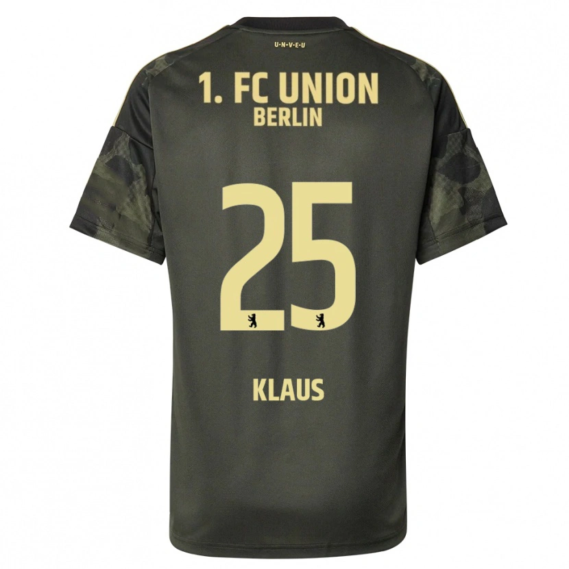 Danxen Enfant Maillot Carl Klaus #25 Vert Foncé Noir Tenues Extérieur 2025/26 T-Shirt