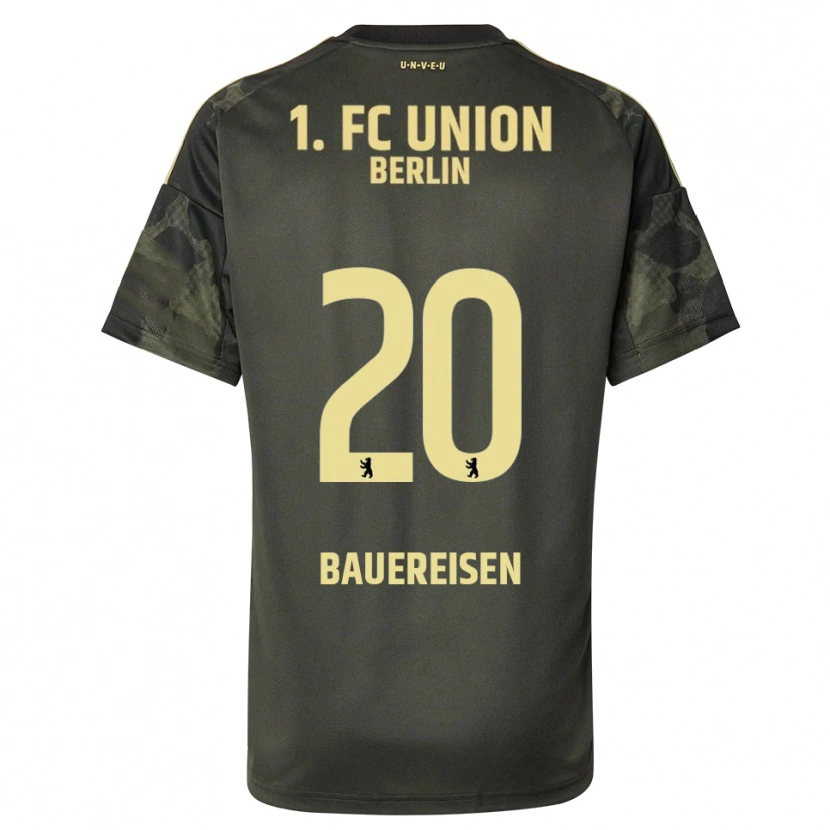 Danxen Enfant Maillot Nele Bauereisen #20 Vert Foncé Noir Tenues Extérieur 2025/26 T-Shirt