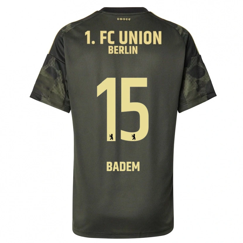 Danxen Enfant Maillot Mert Badem #15 Vert Foncé Noir Tenues Extérieur 2025/26 T-Shirt