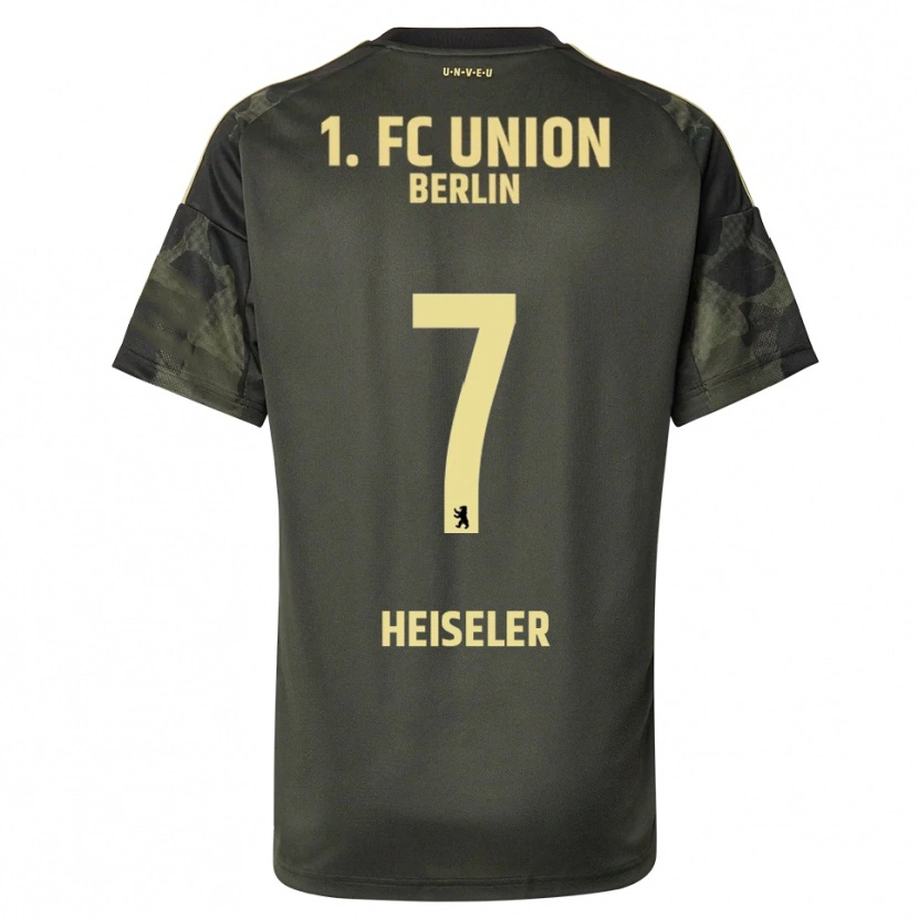 Danxen Enfant Maillot Lisa Heiseler #7 Vert Foncé Noir Tenues Extérieur 2025/26 T-Shirt