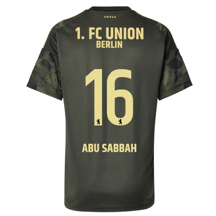 Danxen Enfant Maillot Sarah Abu Sabbah #16 Vert Foncé Noir Tenues Extérieur 2025/26 T-Shirt