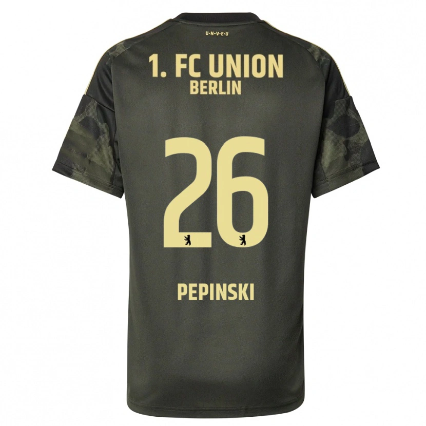Danxen Enfant Maillot Louis Pepinski #26 Vert Foncé Noir Tenues Extérieur 2025/26 T-Shirt