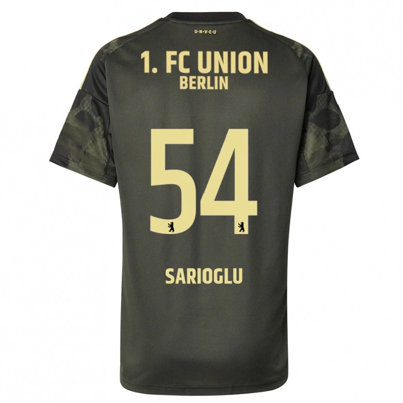 Danxen Enfant Maillot Defne Sarıoğlu #54 Vert Foncé Noir Tenues Extérieur 2025/26 T-Shirt