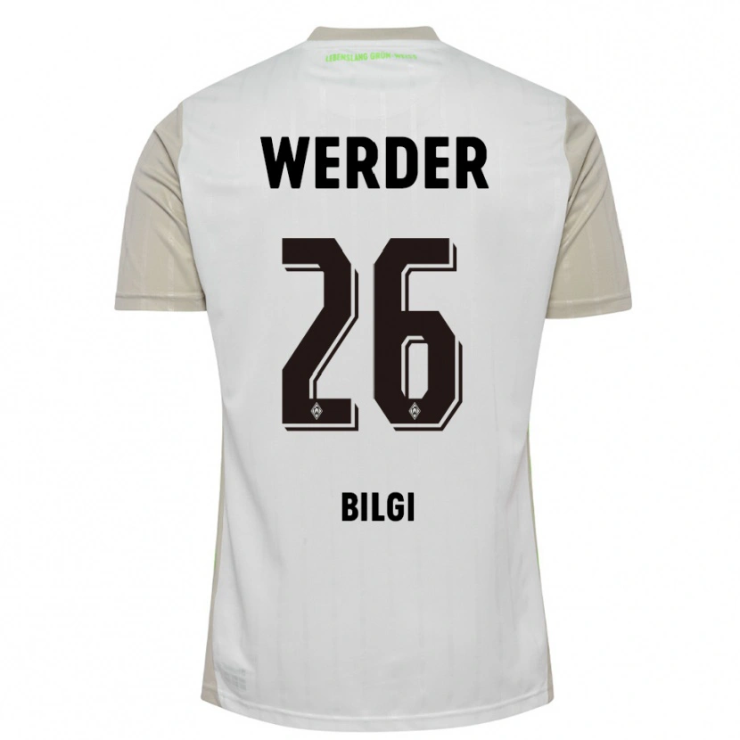 Danxen Enfant Maillot Süleyman Bilgi #26 Blanc Noir Tenues Extérieur 2025/26 T-Shirt