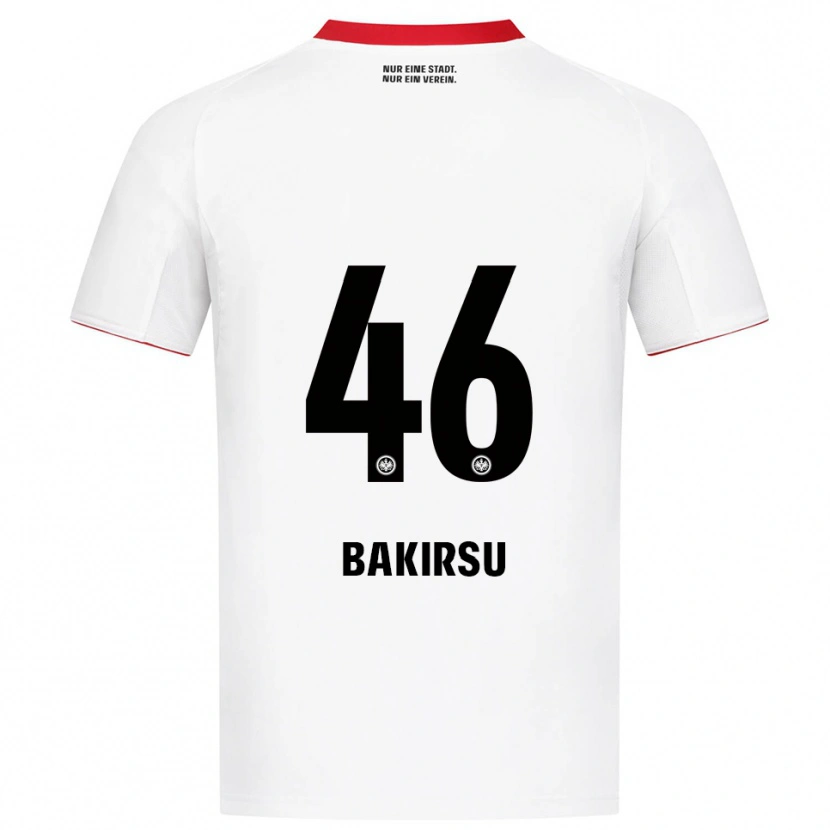 Danxen Enfant Maillot Hüseyin Bakirsu #46 Blanc Rouge Tenues Extérieur 2025/26 T-Shirt