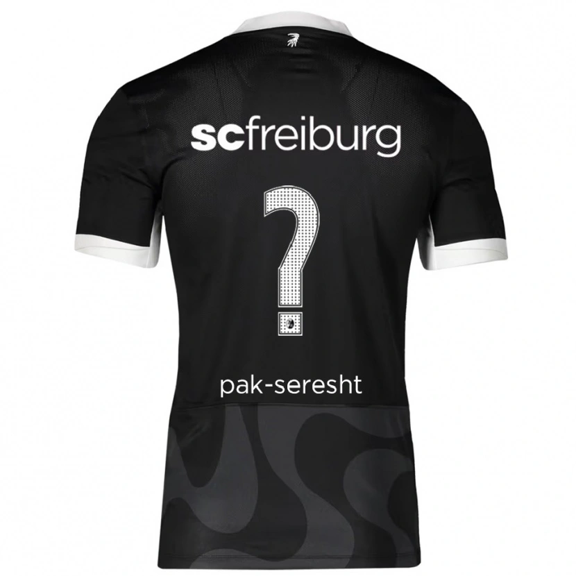 Danxen Enfant Maillot Puyan Pak-Seresht #0 Noir Blanc Tenues Extérieur 2025/26 T-Shirt