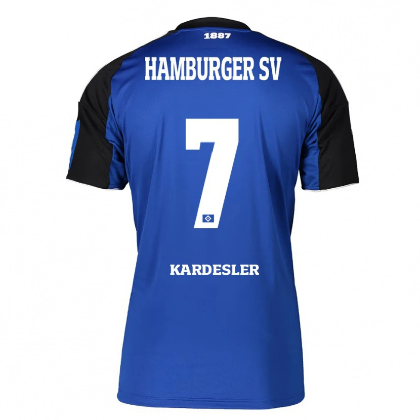 Danxen Enfant Maillot Vildan Kardesler #7 Bleu Noir Tenues Extérieur 2025/26 T-Shirt