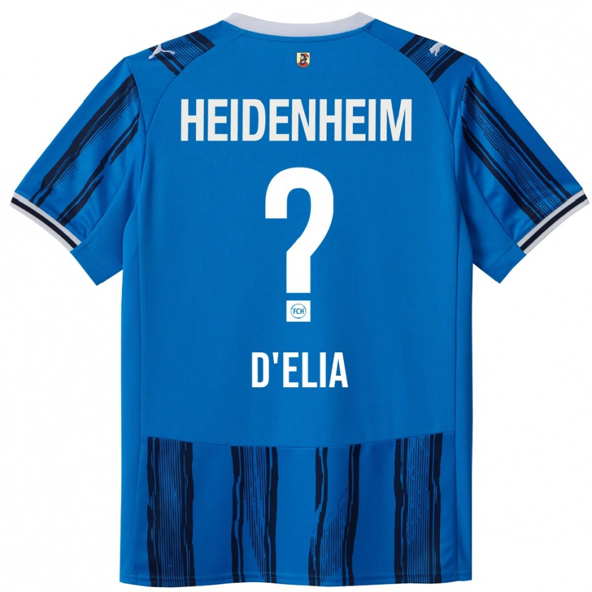 Danxen Enfant Maillot Marlon D'elia #0 Bleu Marine Tenues Extérieur 2025/26 T-Shirt