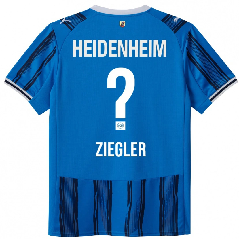 Danxen Enfant Maillot Phillip Ziegler #0 Bleu Marine Tenues Extérieur 2025/26 T-Shirt