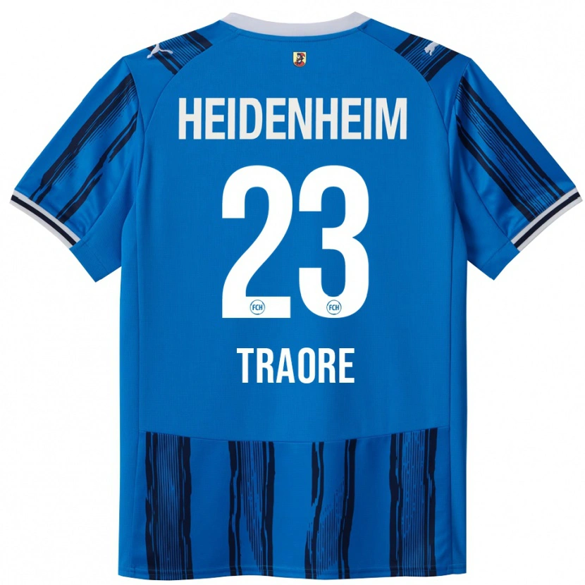 Danxen Enfant Maillot Omar Traoré #23 Bleu Marine Tenues Extérieur 2025/26 T-Shirt
