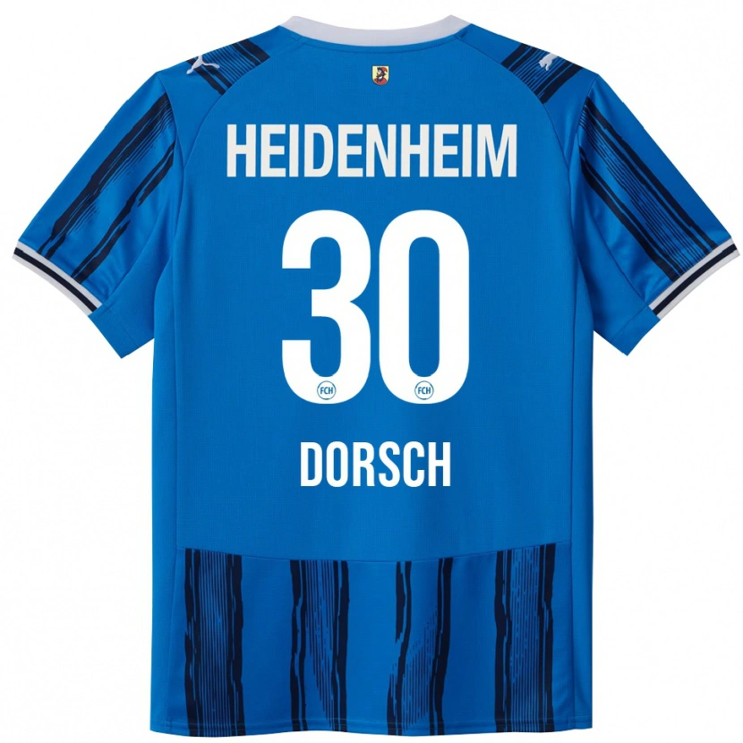 Danxen Enfant Maillot Niklas Dorsch #30 Bleu Marine Tenues Extérieur 2025/26 T-Shirt