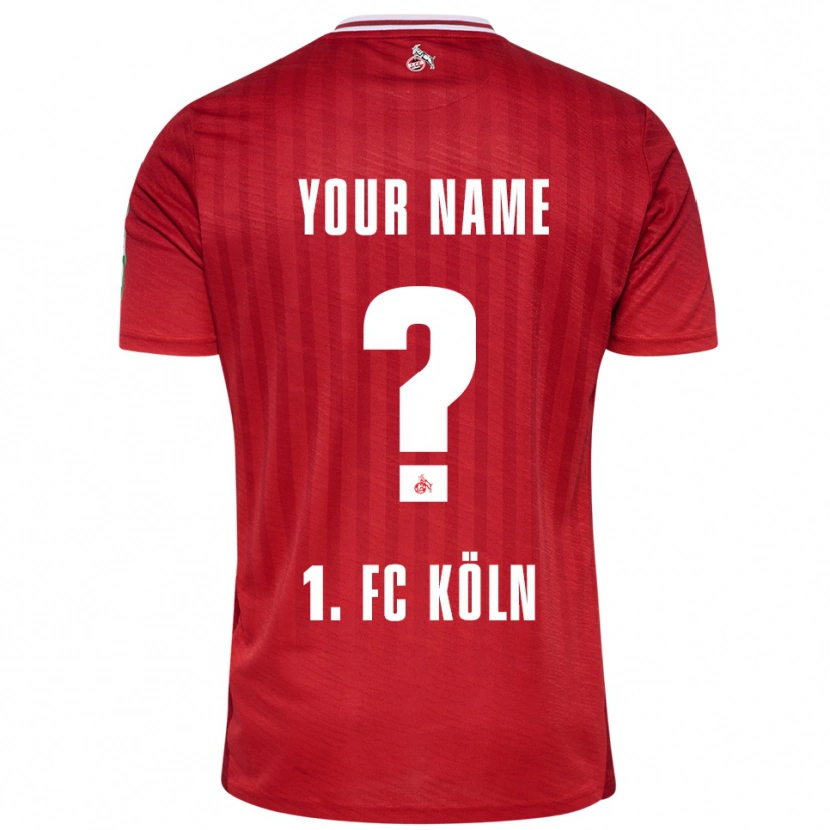 Danxen Enfant Maillot Votre Nom #0 Rouge Blanc Tenues Extérieur 2025/26 T-Shirt