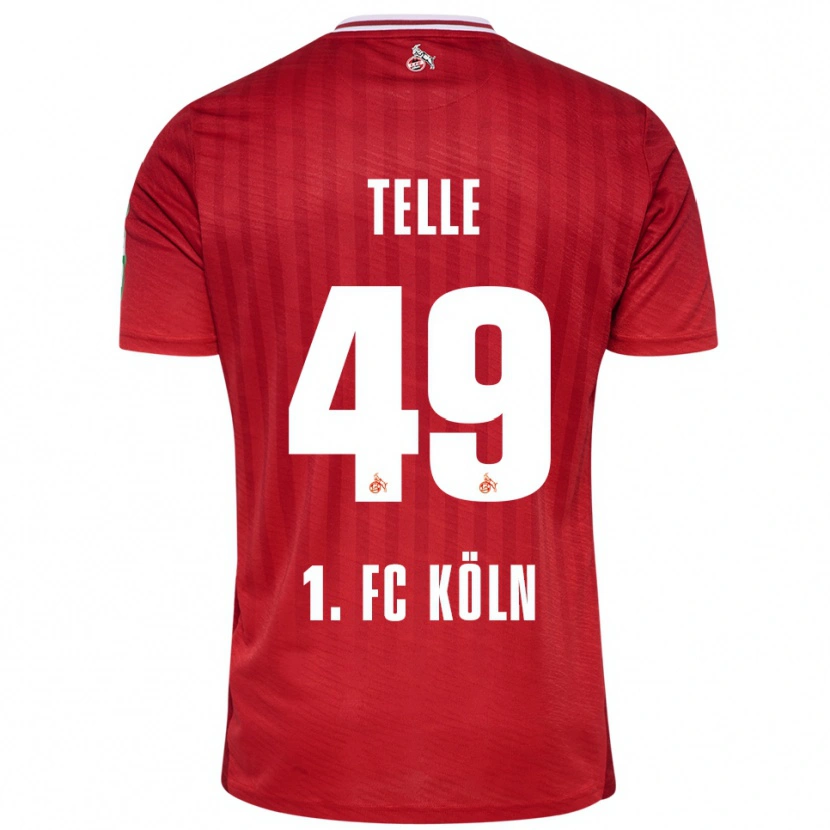 Danxen Enfant Maillot Neo Telle #49 Rouge Blanc Tenues Extérieur 2025/26 T-Shirt