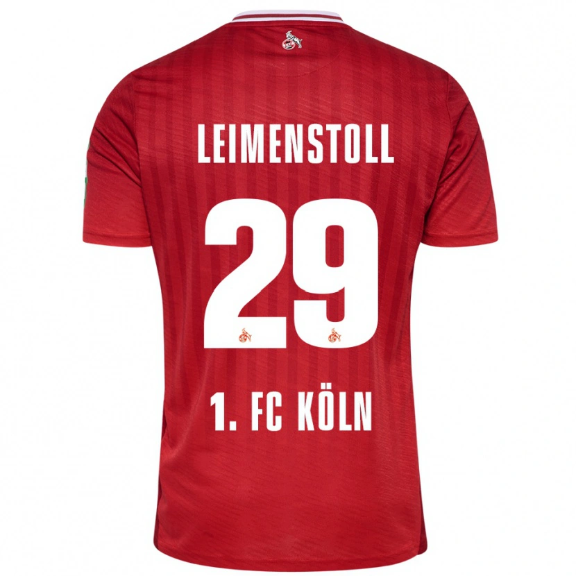 Danxen Enfant Maillot Vanessa Leimen­stoll #29 Rouge Blanc Tenues Extérieur 2025/26 T-Shirt