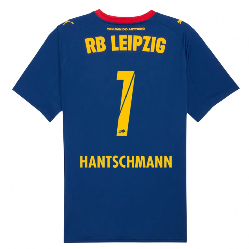Danxen Enfant Maillot Franz Hantschmann #1 Marine Rouge Tenues Extérieur 2025/26 T-Shirt
