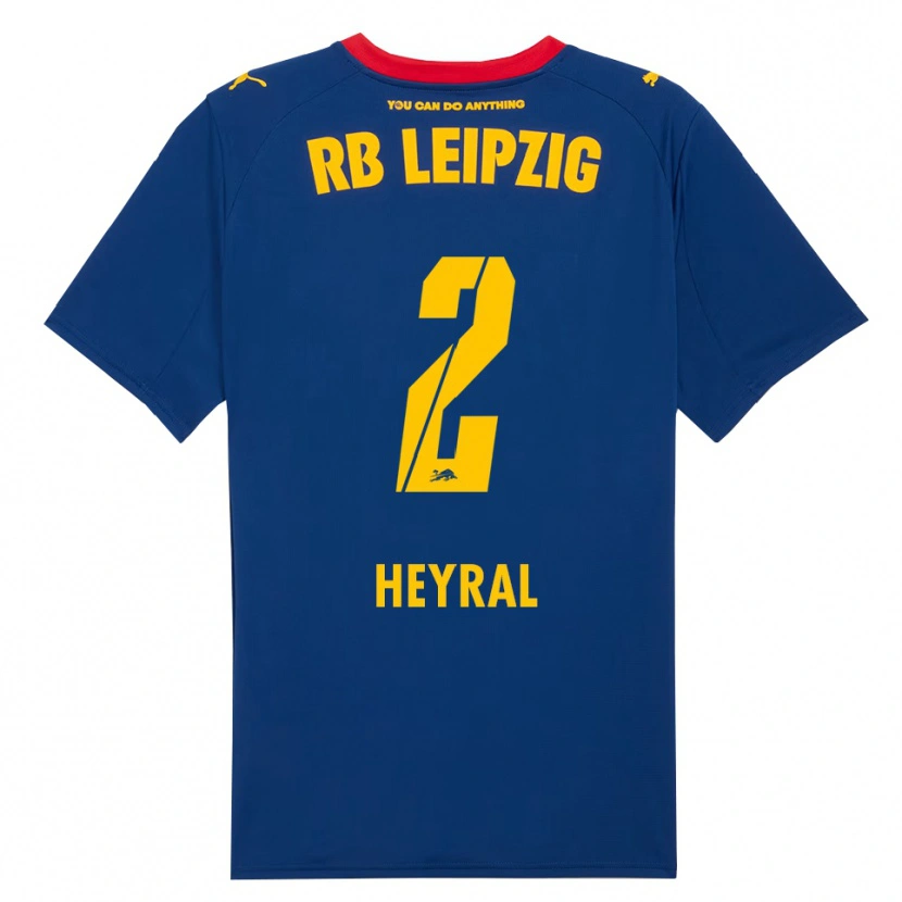 Danxen Enfant Maillot Neo Heyral #2 Marine Rouge Tenues Extérieur 2025/26 T-Shirt