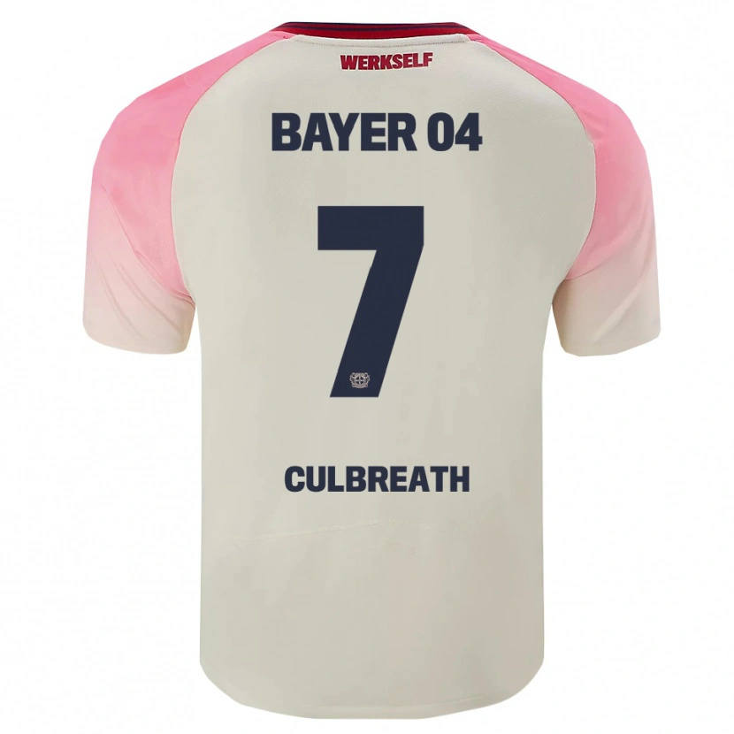 Danxen Enfant Maillot Montrell Culbreath #7 Rose Blanc Cassé Tenues Extérieur 2025/26 T-Shirt