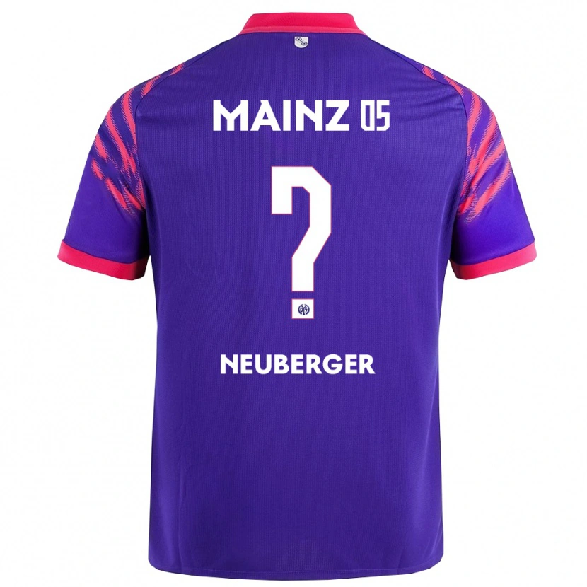Danxen Enfant Maillot Emely Neuberger #0 Marine Rose Tenues Extérieur 2025/26 T-Shirt