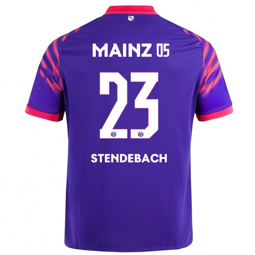 Danxen Enfant Maillot Jule Stendebach #23 Marine Rose Tenues Extérieur 2025/26 T-Shirt