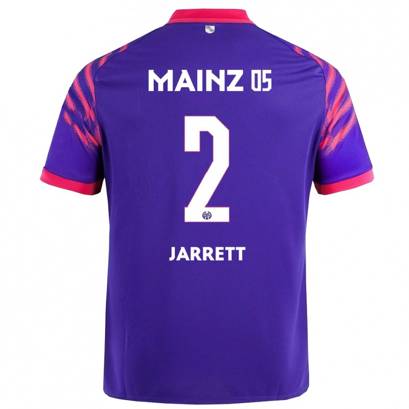 Danxen Enfant Maillot Tyrone Jarrett #2 Marine Rose Tenues Extérieur 2025/26 T-Shirt