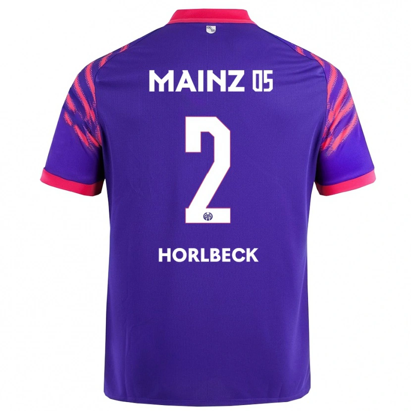 Danxen Enfant Maillot Dominik Horlbeck #2 Marine Rose Tenues Extérieur 2025/26 T-Shirt