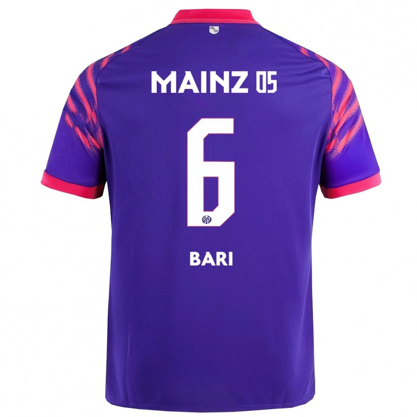 Danxen Enfant Maillot Lorena Bari #6 Marine Rose Tenues Extérieur 2025/26 T-Shirt