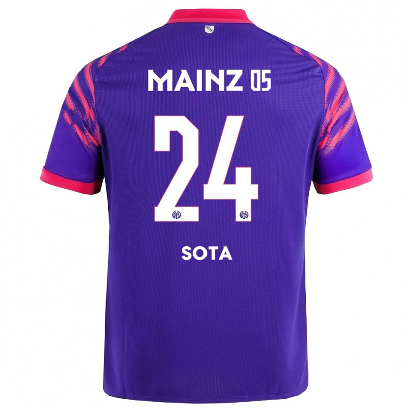 Danxen Enfant Maillot Sota Kawasaki #24 Marine Rose Tenues Extérieur 2025/26 T-Shirt