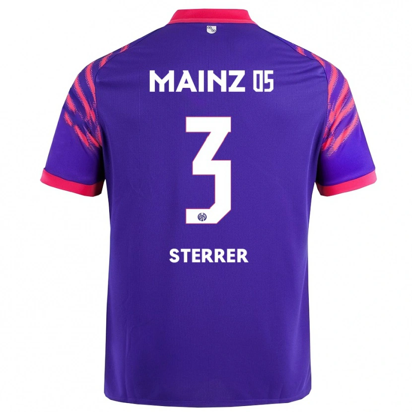 Danxen Enfant Maillot Miriam Sterrer #3 Marine Rose Tenues Extérieur 2025/26 T-Shirt