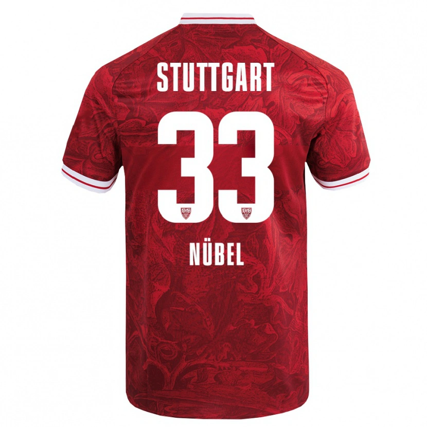 Danxen Enfant Maillot Alexander Nübel #33 Rouge Noir Tenues Extérieur 2025/26 T-Shirt