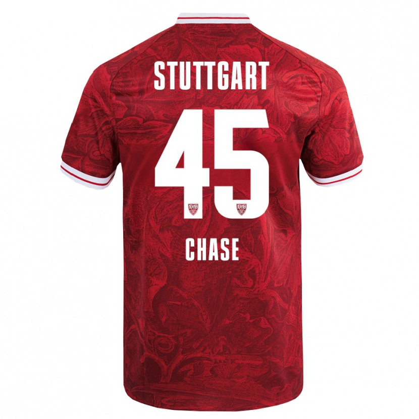 Danxen Enfant Maillot Anrie Chase #45 Rouge Noir Tenues Extérieur 2025/26 T-Shirt