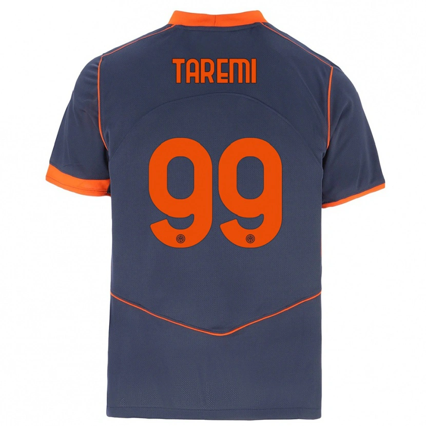 Danxen Enfant Maillot Mehdi Taremi #99 Gris Orange Troisieme 2025/26 T-Shirt