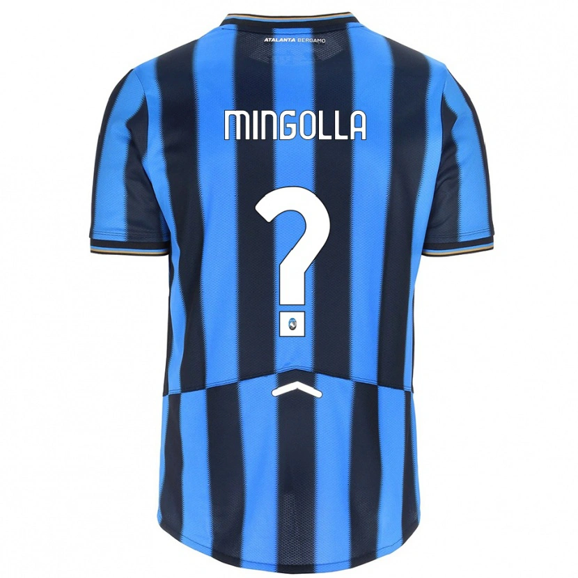 Danxen Homme Maillot Simone Mingolla #0 Bleu Ciel Noir Tenues Domicile 2025/26 T-Shirt