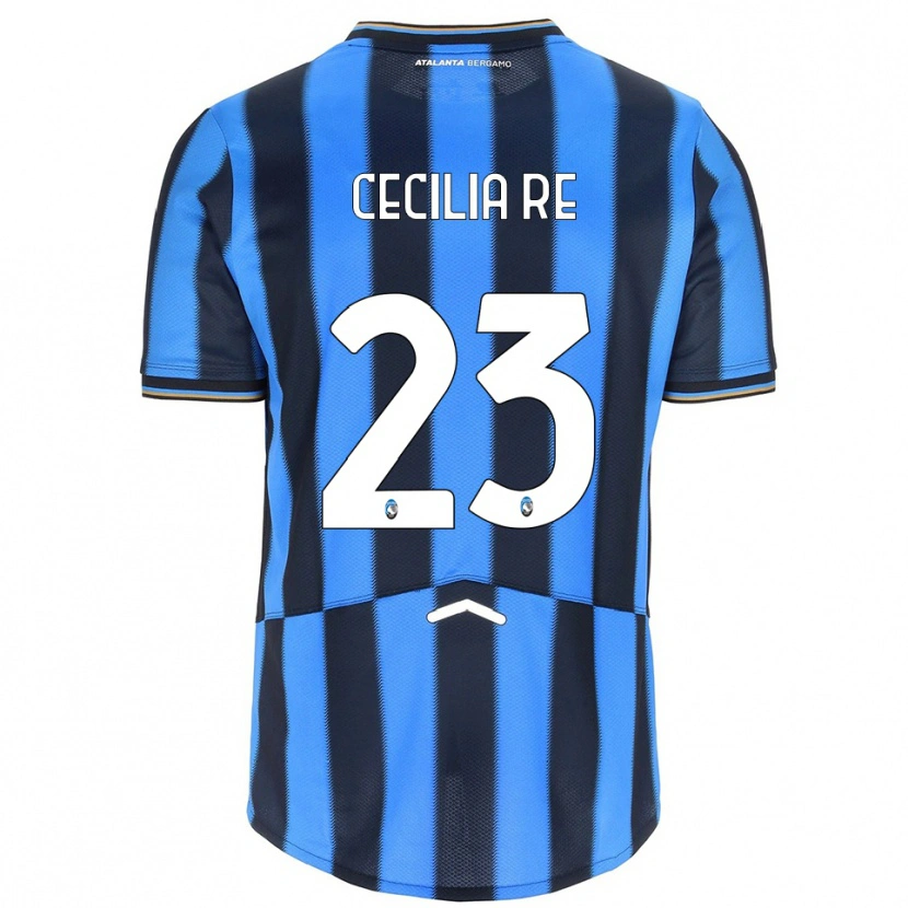 Danxen Homme Maillot Cecilia Re #23 Bleu Ciel Noir Tenues Domicile 2025/26 T-Shirt