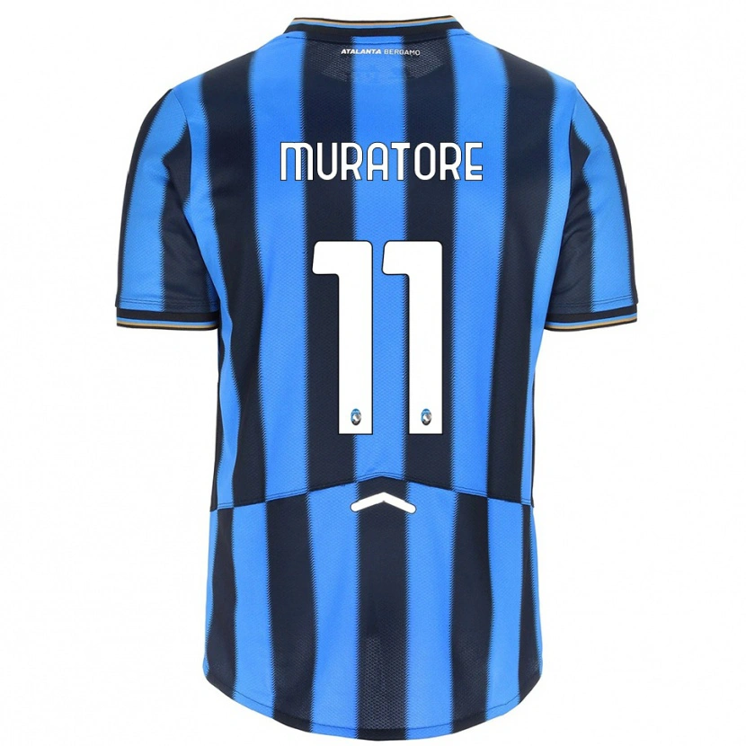 Danxen Homme Maillot Simone Muratore #11 Bleu Ciel Noir Tenues Domicile 2025/26 T-Shirt