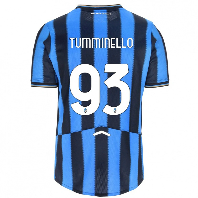 Danxen Homme Maillot Marco Tumminello #93 Bleu Ciel Noir Tenues Domicile 2025/26 T-Shirt