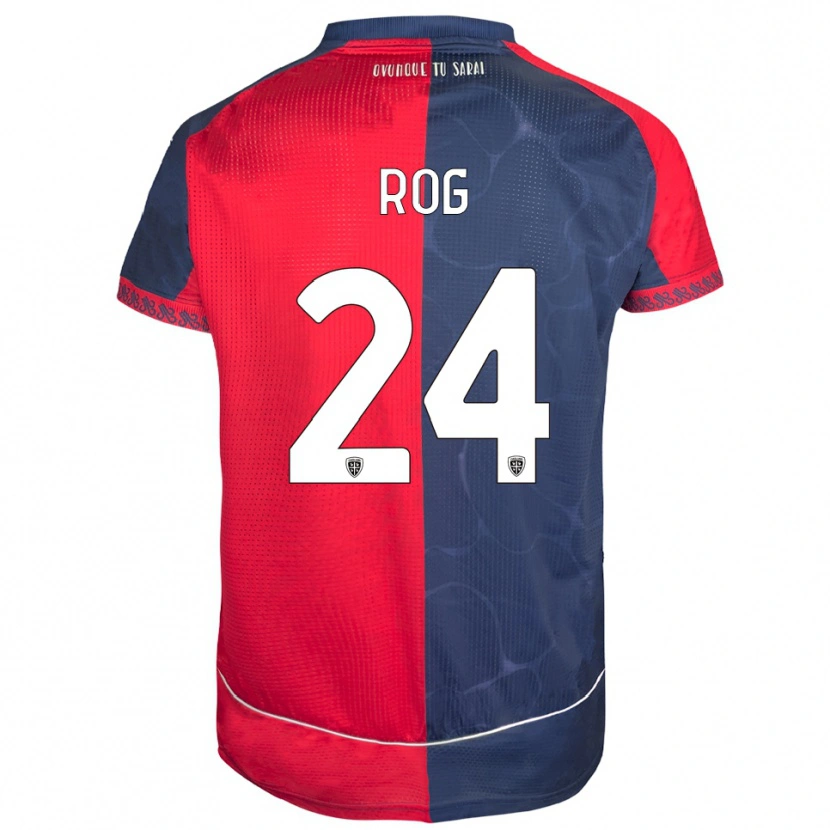 Danxen Homme Maillot Marko Rog #24 Rouge Marine Tenues Domicile 2025/26 T-Shirt