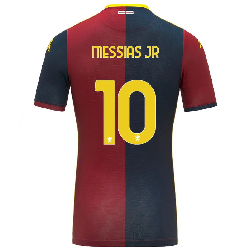 Danxen Homme Maillot Junior Messias #10 Rouge Bleu Roi Tenues Domicile 2025/26 T-Shirt