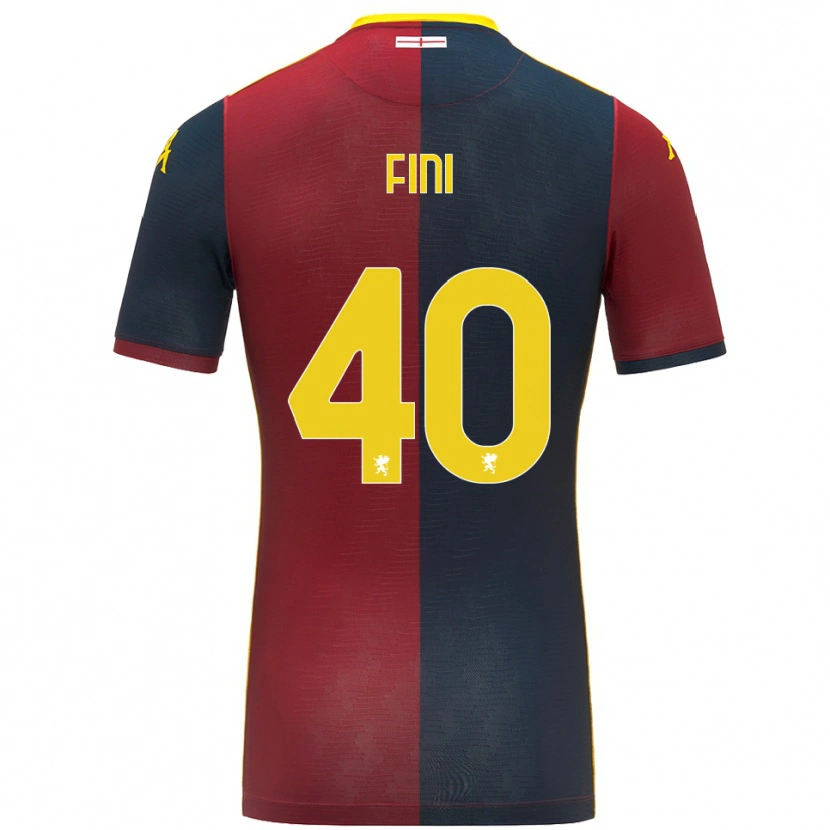 Danxen Homme Maillot Seydou Fini #40 Rouge Bleu Roi Tenues Domicile 2025/26 T-Shirt