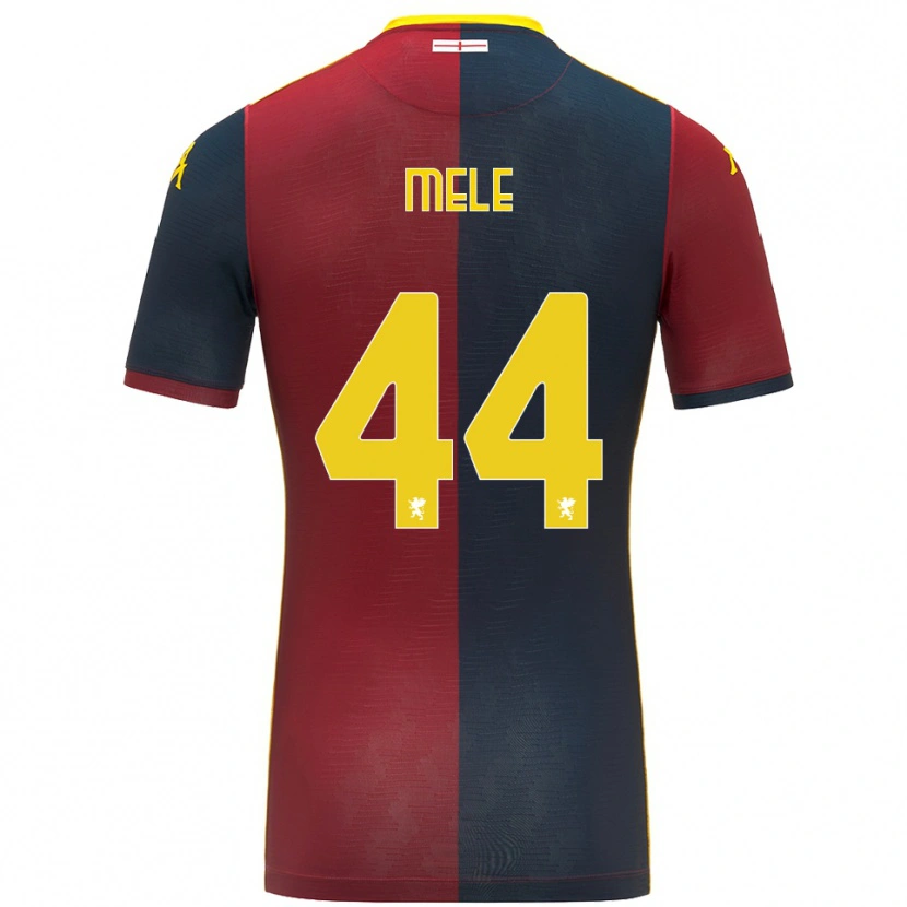 Danxen Homme Maillot Chiara Mele #44 Rouge Bleu Roi Tenues Domicile 2025/26 T-Shirt