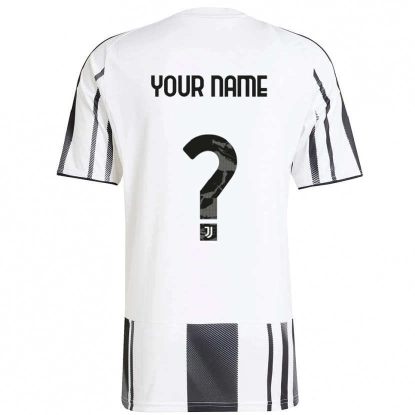 Danxen Homme Maillot Votre Nom #0 Blanc Noir Tenues Domicile 2025/26 T-Shirt
