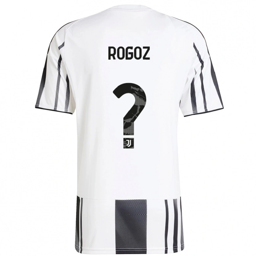 Danxen Homme Maillot Nicolas Rogoz #0 Blanc Noir Tenues Domicile 2025/26 T-Shirt
