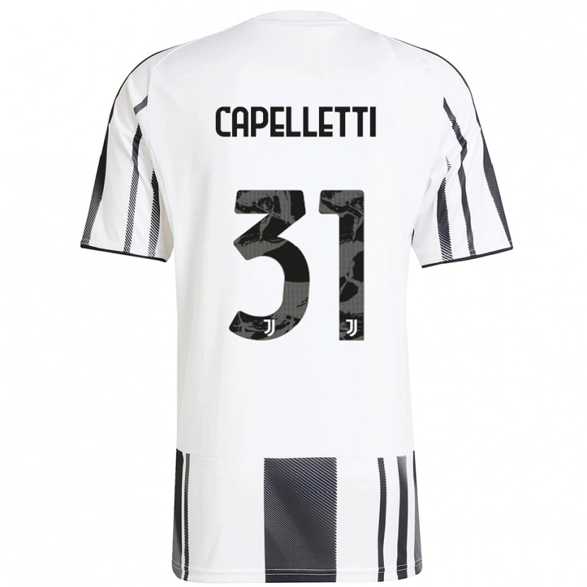 Danxen Homme Maillot Alessia Capelletti #31 Blanc Noir Tenues Domicile 2025/26 T-Shirt