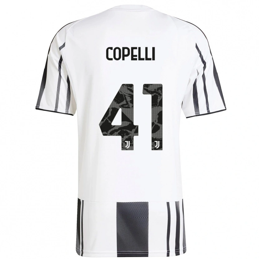 Danxen Homme Maillot Anna Copelli #41 Blanc Noir Tenues Domicile 2025/26 T-Shirt