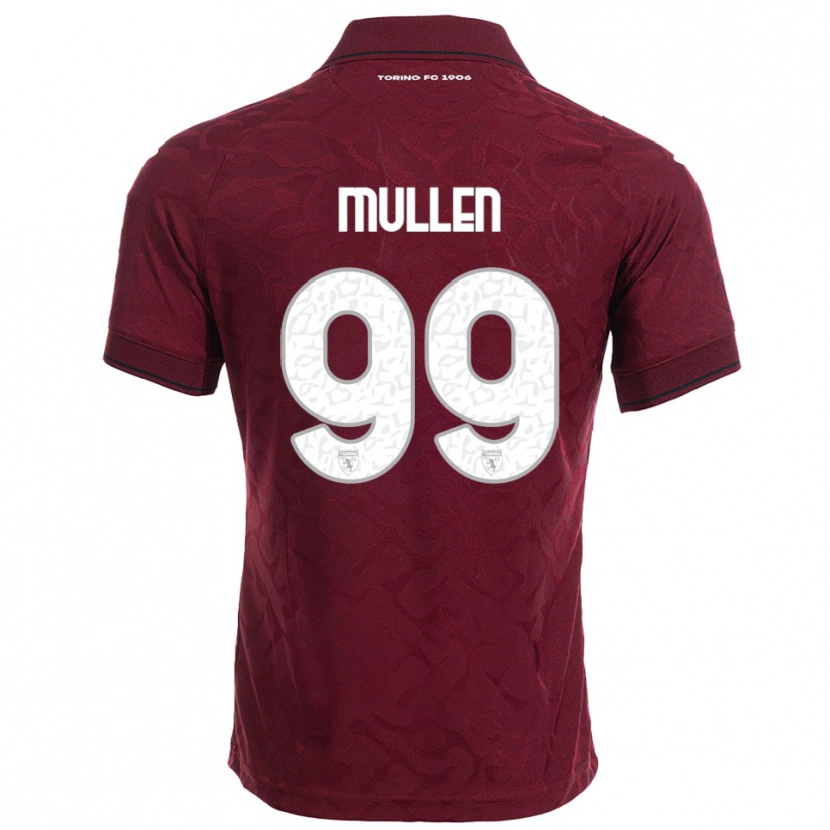 Danxen Homme Maillot Senan Mullen #99 Bourgogne Blanc Tenues Domicile 2025/26 T-Shirt